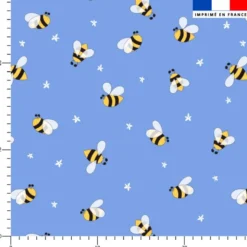 Abeille - Fond bleu