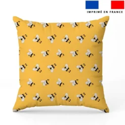 Abeille - Fond jaune