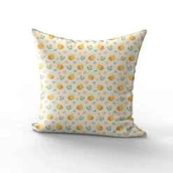 Abeilles kawaii et fleurs - Fond crème