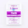 Aiguille machine twin universelle 80/2mm