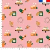 Ambiance Noel chaleureuse - Fond rose