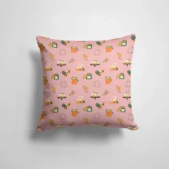 Ambiance Noel chaleureuse - Fond rose