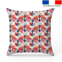 Ancre et corail - Fond blanc