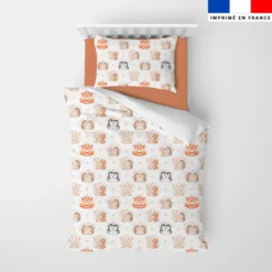 Animaux amoureux - Fond blanc