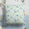 Animaux aquatiques - Fond vert d'eau