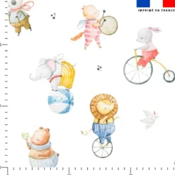 Animaux du cirque - Fond blanc