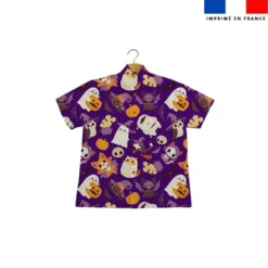 Animaux Halloween - Fond violet