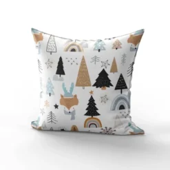 Animaux hiver renard - Fond blanc