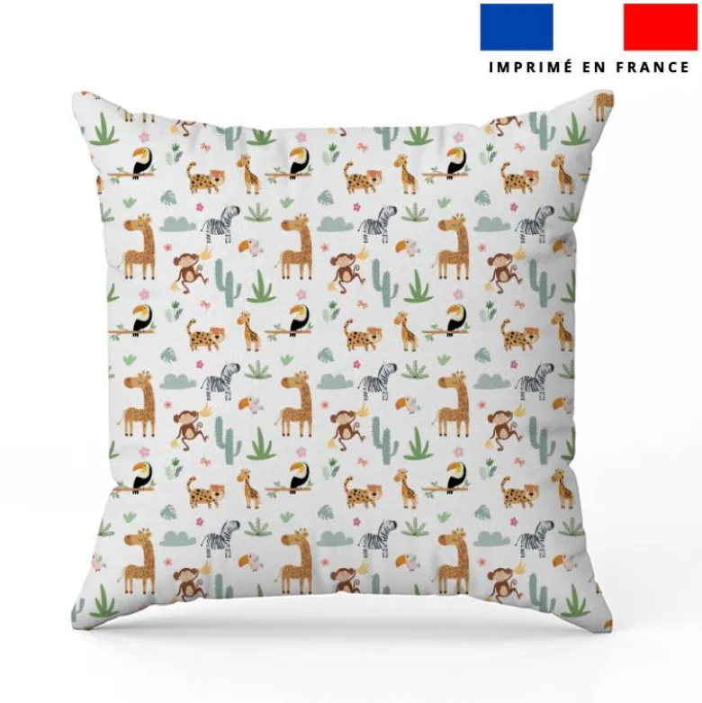 Animaux savane - Fond blanc