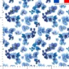 Aquarelle petites fleurs de printemps bleu - Fond blanc