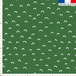 Arc fantaisie blanc - Fond vert