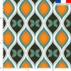 Art vintage abstrait - Fond vert foncé