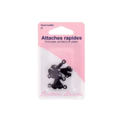 Attaches rapides pour jupes et pantalons X3 grand modèle