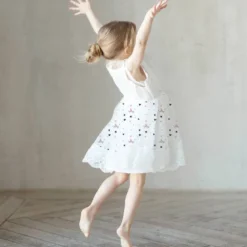 Ballerine étoile - Fond blanc