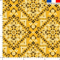 Bandana - Fond jaune