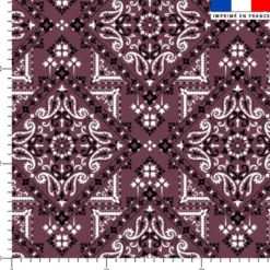 Bandana - Fond prune