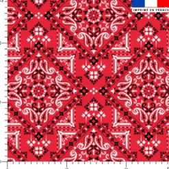 Bandana - Fond rouge