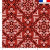 Bandana - Fond rouge brique