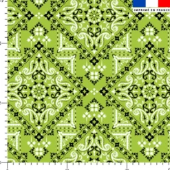 Bandana - Fond vert clair