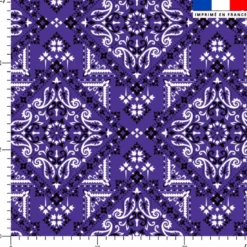 Bandana - Fond violet