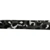 Bandoulière sangle léopard 38mm anthracite et gris galet