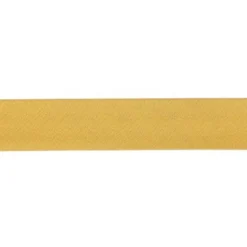 Biais en coton 20 mm ocre