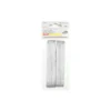 Biais 20mm thermocollant lamé argent