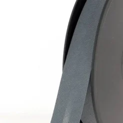 Biais polycoton 20 mm gris