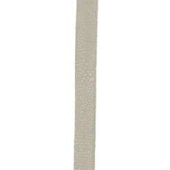 Biais replié velours python gris 20 mm