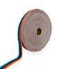 Bobine de 25m d'élastique 30 mm bleu ciel, bleu marine, et orange