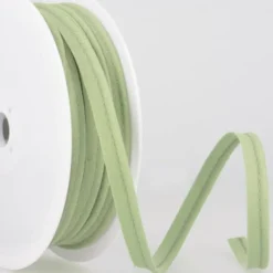 Bobine 25m de passepoil 10 mm vert sage