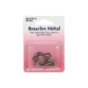Boucles métal forme D X4 25mm