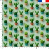 Cactus effet 3D - Fond vert clair