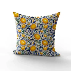 Carreaux motifs citrons - Fond blanc