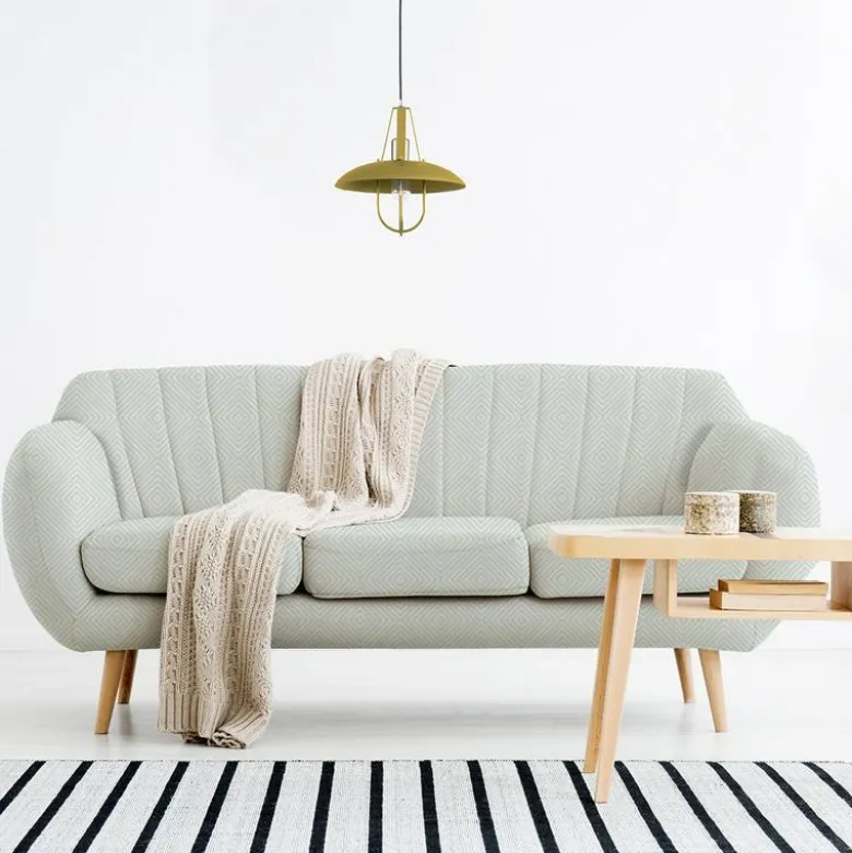 Carré géométrique élégant - Vert-de-gris