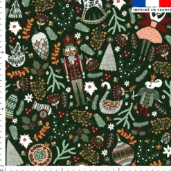 Casse-noisette - Fond vert sapin