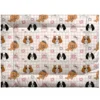 Cavalier king charles vichy - Fond beige rosé- Création Jolifox