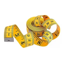 Centimètre couture jaune grande taille