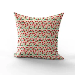 Cerises et fraises gourmandes - Fond écru