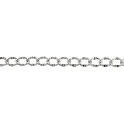 Chaine aluminium argent 1,3cm