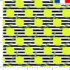 Citron effet fluo et rayure noire - Fond blanc