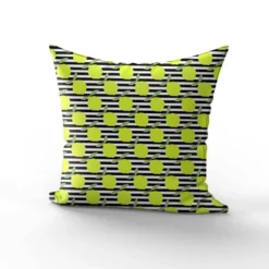 Citron effet fluo et rayure noire - Fond blanc