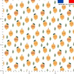 Citron à lunettes - Fond blanc