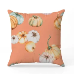Citrouille - Fond orange clair