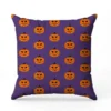 Citrouille halloween - Fond violet