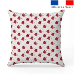 Coccinelle coeurs - Fond blanc