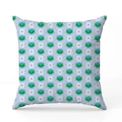 Coeur de fleur - Fond parme - Création Lili Bambou Design