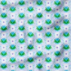 Coeur de fleur - Fond parme - Création Lili Bambou Design