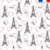 Coeur Paris - Fond blanc