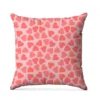 Coeur à pois rose - Fond rose